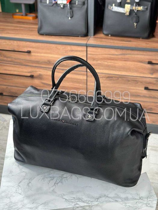 Шкіряна дорожня сумка Tommy Hilfiger