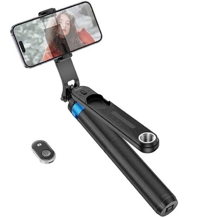 Профессиональный монопод Bluetooth Hoco K22 для стримов штатив тринога