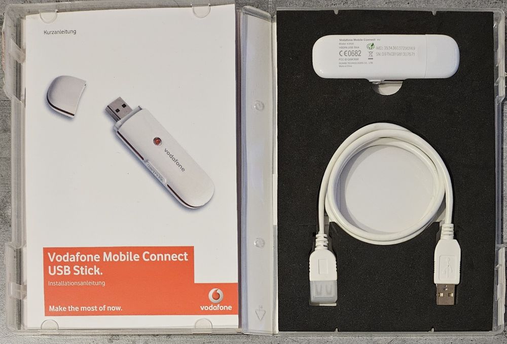 Modem USB Huawei K3520 – Bez simlocka | Pełny Zestaw