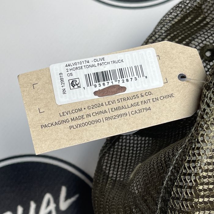 ОРИГІНАЛ Чоловіча Кепка Levis Олива з США