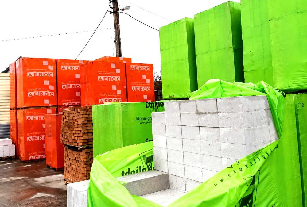 Газоблок купити доставка, газоблок для будинку, стіновий блок Україна
