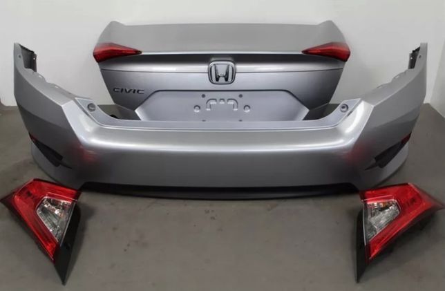 Honda Civic X 10 2016 - 2021 року Бампер Капот Крило Фара Телевізор Підсилювач Радіатори Захист Підкрилок весь комплект РОЗБОРКА / ЗАПЧАСТИНИ