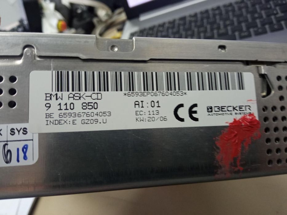 SISTEMA AUDIO / RADIO CD BMW 7 2007