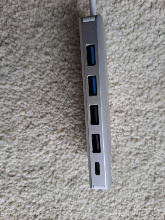 Articona Stacja dokująca USB-C Metal Nano Dock LAN Hub 6 in 1