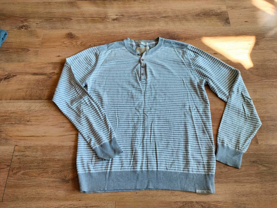 Męski sweter w paski Scotfree M bawełna