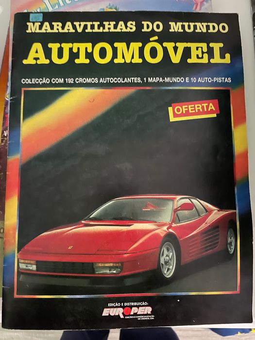 Cadernetas completas e em bom estado de carros e motos