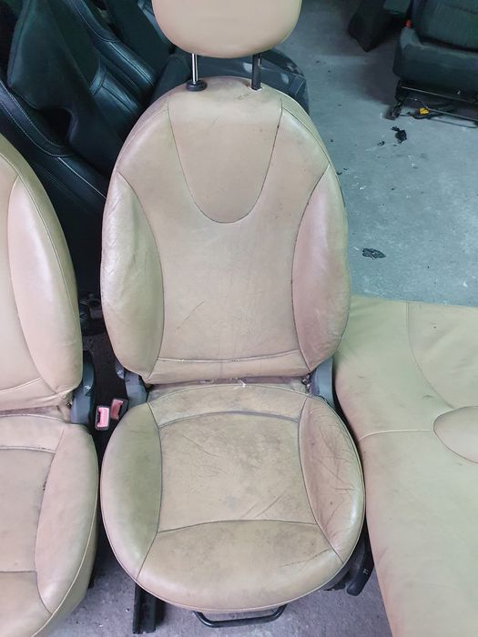 fotel fotele komplet skóra skórzane eu mini cooper one r56 06-10
