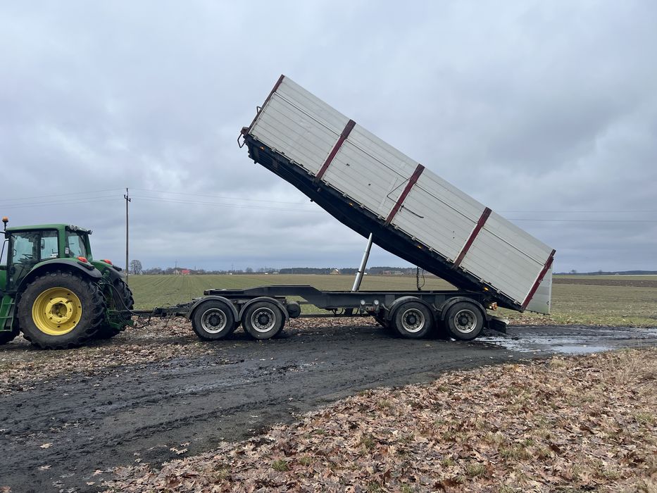Przyczepa Wywrotka Rolnicza 4 osiowa AMT 24t ladownosci