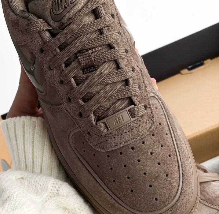 Нові NIKE AIR FORCE 07 mink brown жіночі найк