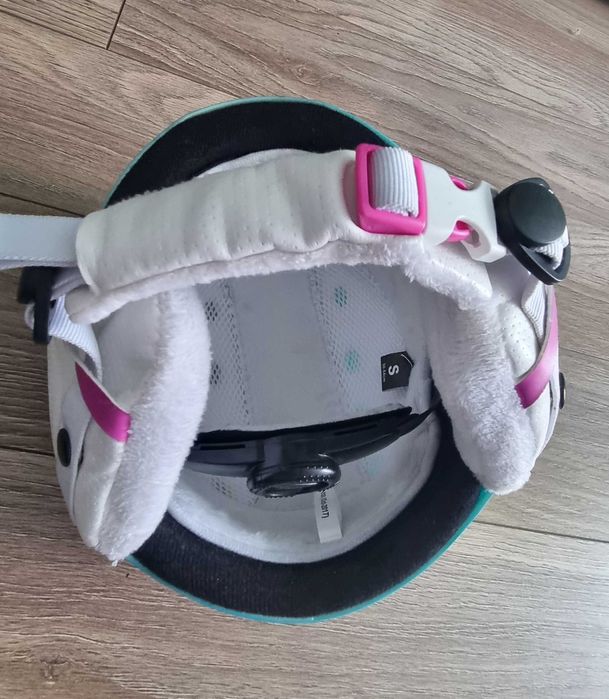 Kask narciarski dla dziewczynki S ( 50-54 cm)