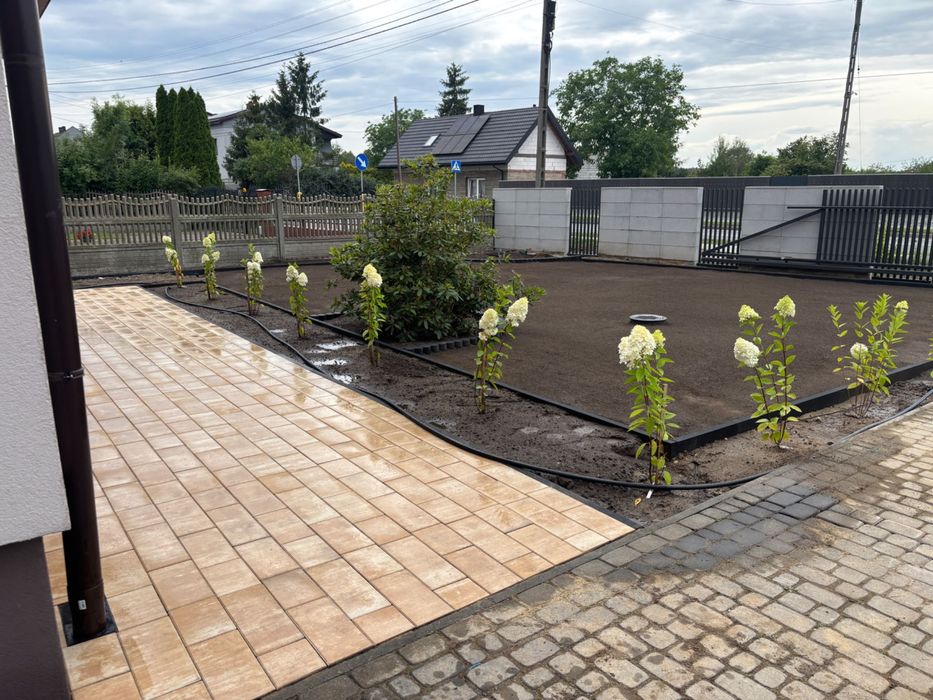Usługi ogrodnicze, usługi brukarskie, montaż instalacji nawadniających