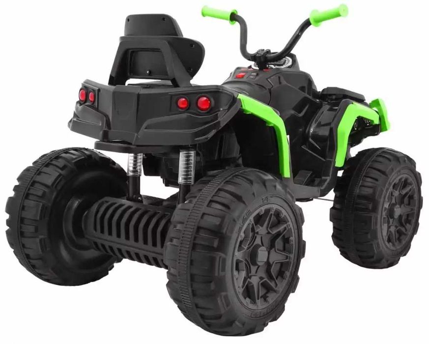 Quad na akumulator ATV BDM0906 Czarno-Zielony do 30 kg