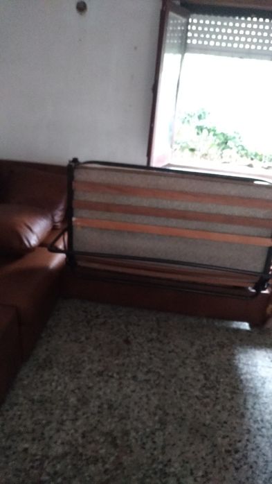 Sofá  Cama com Canto com Almofadas Removíveis