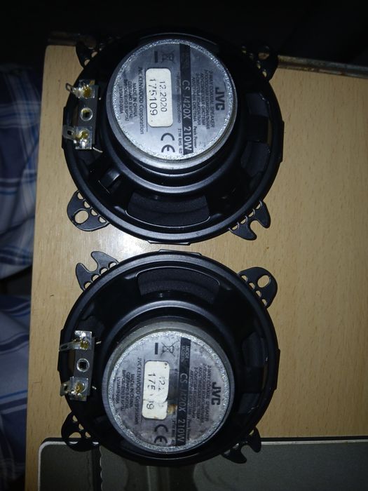 Par de colunas JVC CS-J420X 4" 2 vias coaxiais