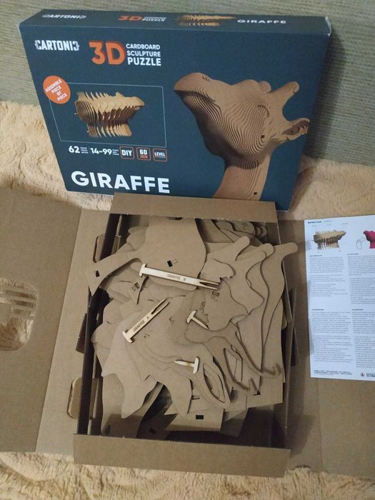 Жираф puzzle Cartonic 3d