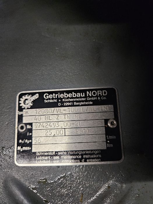 Motoreduktor przekładnia NORD Z SILNIKIEM  3KW