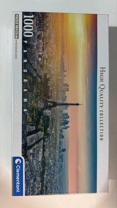 Puzzle Panorama: Paris - 1000 Peças - Clementoni