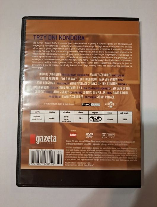 Trzy dni kondora film na DVD