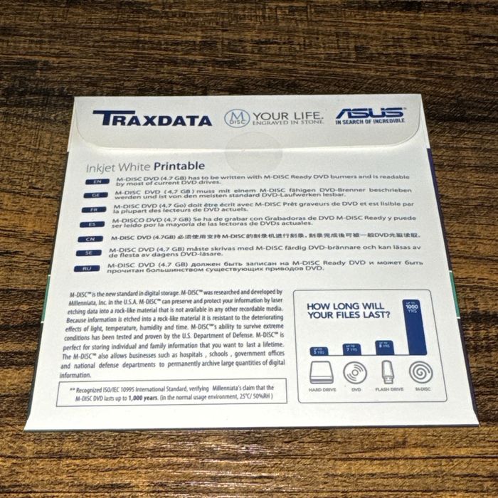 M-Disc DVD-R Traxdata