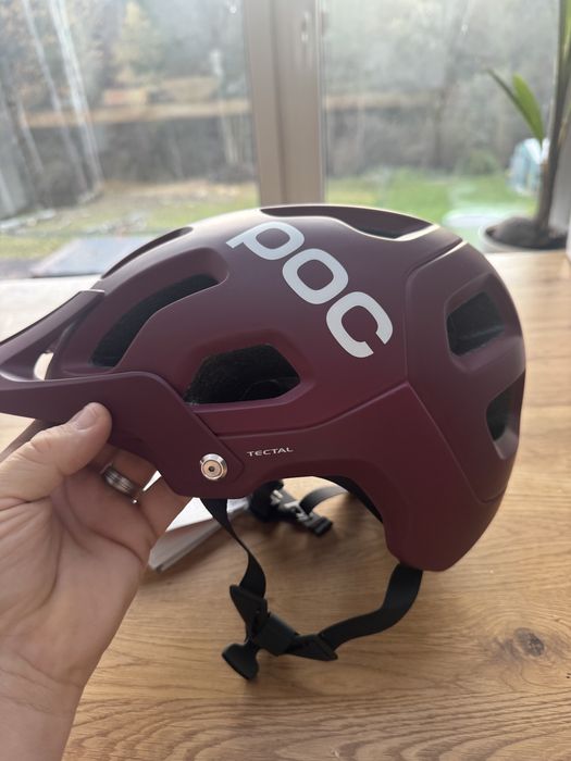Kask rowerowy POC Tectal garnet red matt rozmiar 59-62