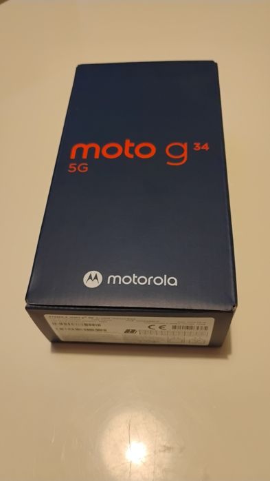 Motorola Moto G34 5G 8/128 GB komplet, gwarancja