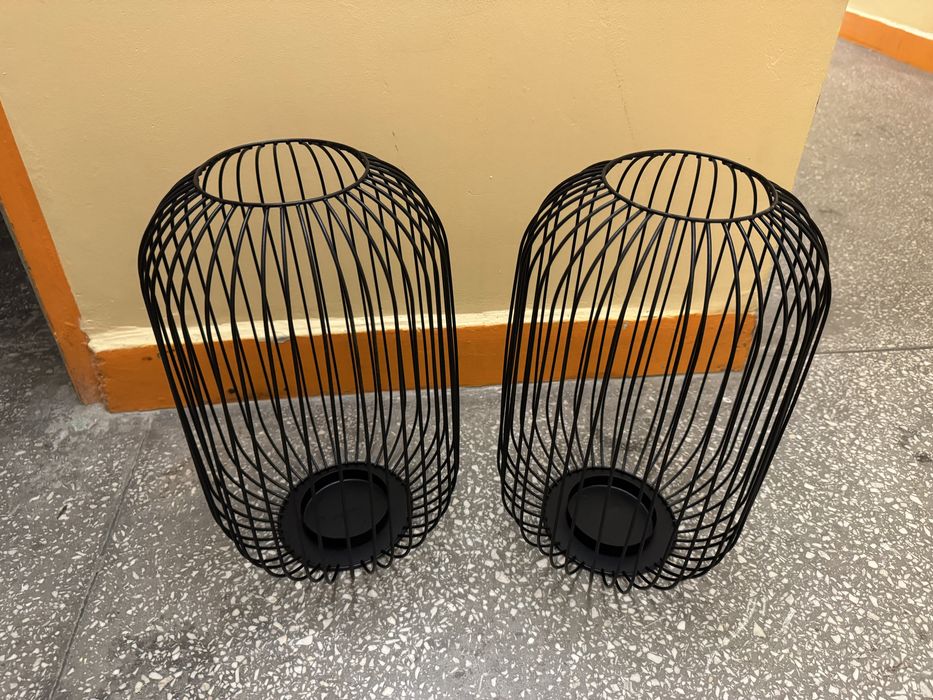 Lampion czarny Aldi 2 sztuki 36 cm polecam jak nowe