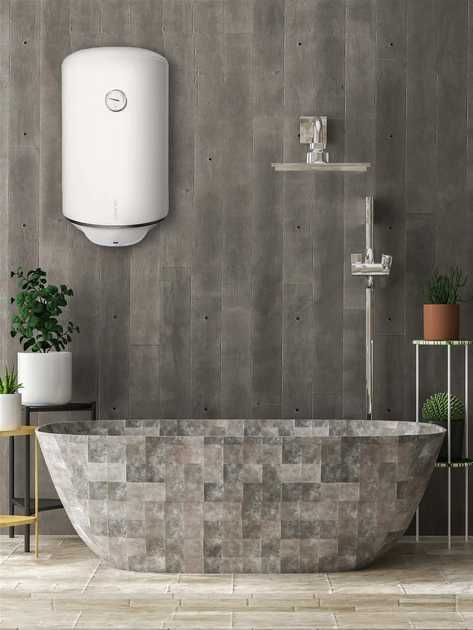 Бойлер Atlantic Steatite Ego Slim 50/80 л Сухий ТЕН | Вузький корпус