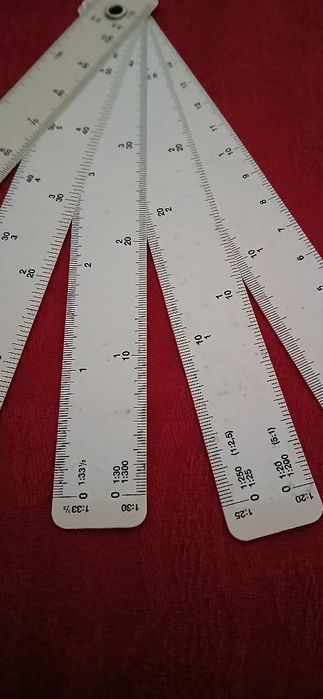 Escalímetro com publicidade