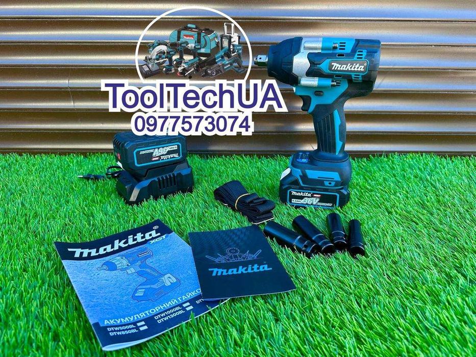 Безщітковий Ударний Акумуляторний Makita DTW850 BL З регулятором 36В