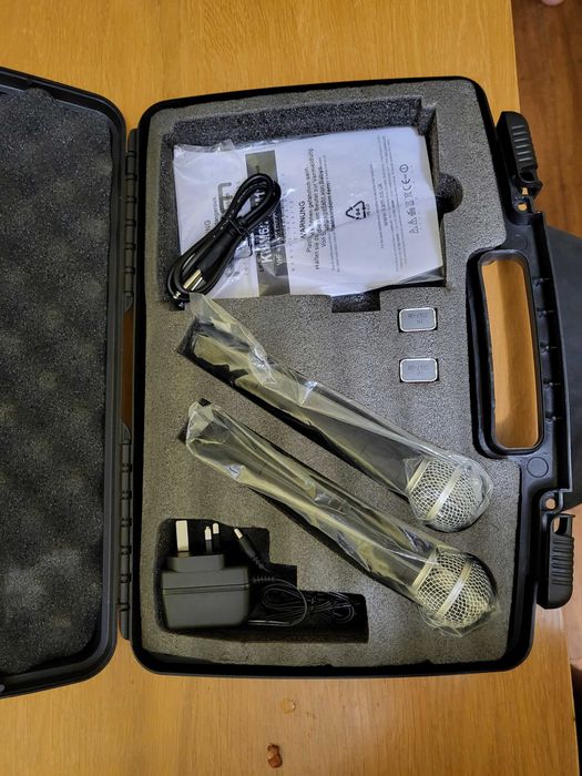 Mikrofony bezprzewodowe kam vhf wireless microphone