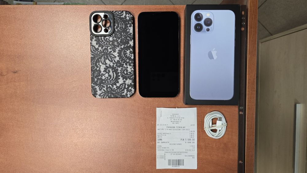 iPhone 13 Pro Max 128GB niebieski, stan bdb