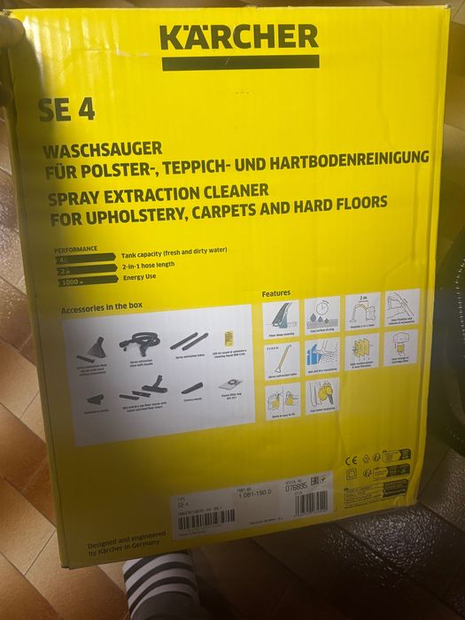 Aspirador  karcher com garantia e fatura