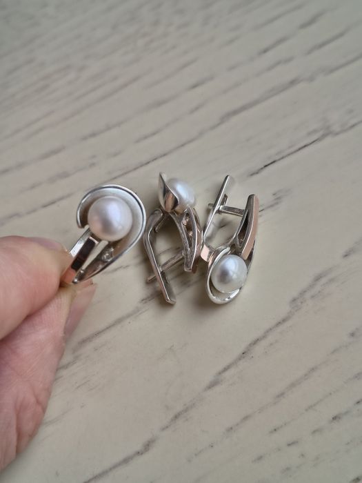 Ювелірний набір Прикраси Золото Срібло Сережки Перстень