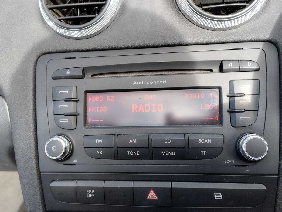 Radio CD Blaupunkt Audi A3 8P