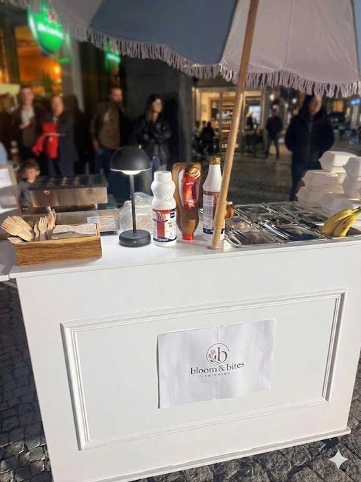 Carrinho para eventos personalizado