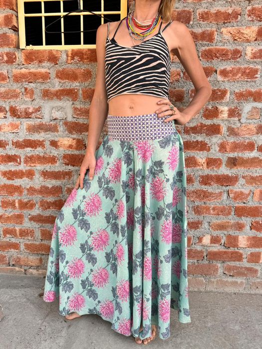 Spódnicospodnie kolorowe boho