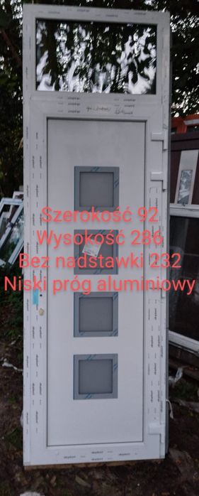 Ekskluzywne drzwi zewnętrzne PCV 86x219