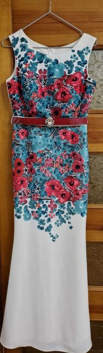 Вечірня /Весільна Сукня з принтом Вишивки