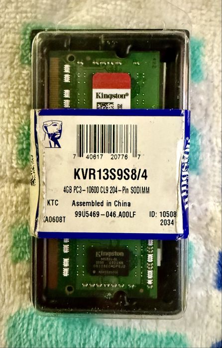 Kingston pamiec ram KVR13s9s8/4