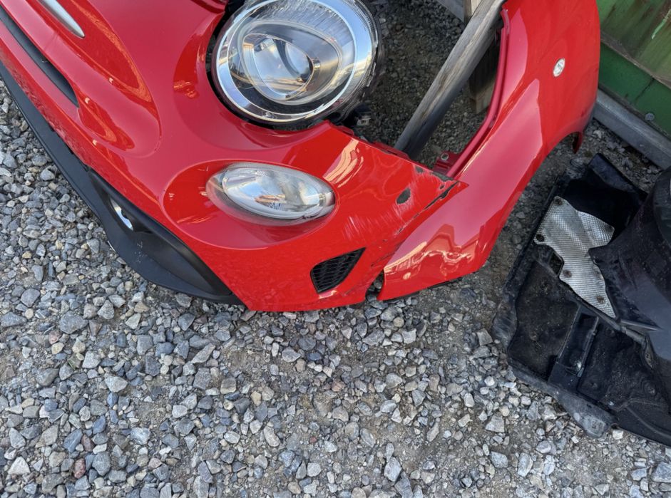 Fiat Abart 500 lift przód kompletny maska zderzak chłodnice pas lampy