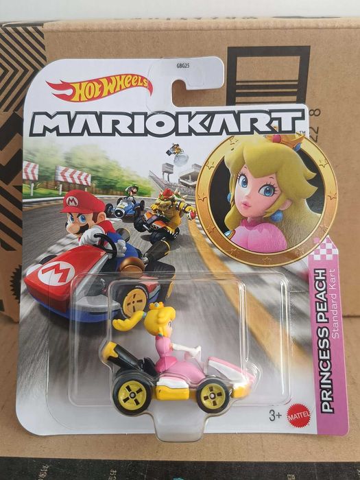 Hot Wheels Mariokart Super Mario Princess Peach Standard Kart