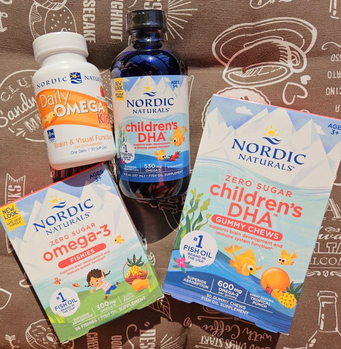 Nordic дитяча детская рідка омега 3 DHA Рибій Жир junior для дітей
