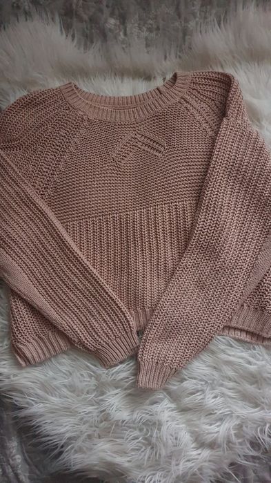 H&M bawełniany sweter stan idealny rozm. S