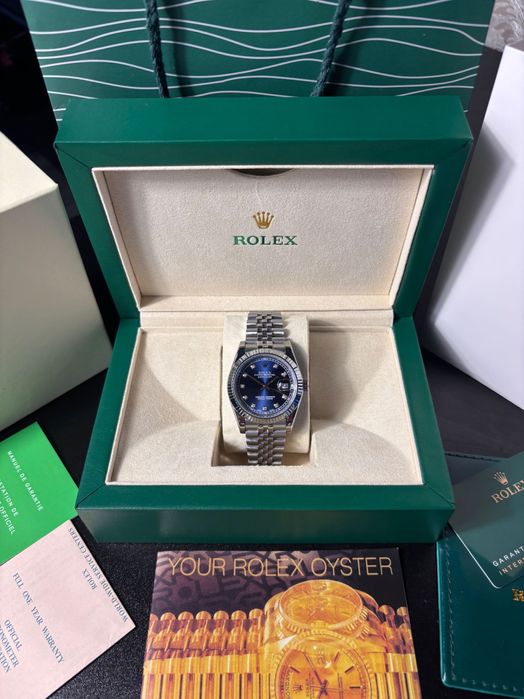 Часы Rolex Date Just Blue