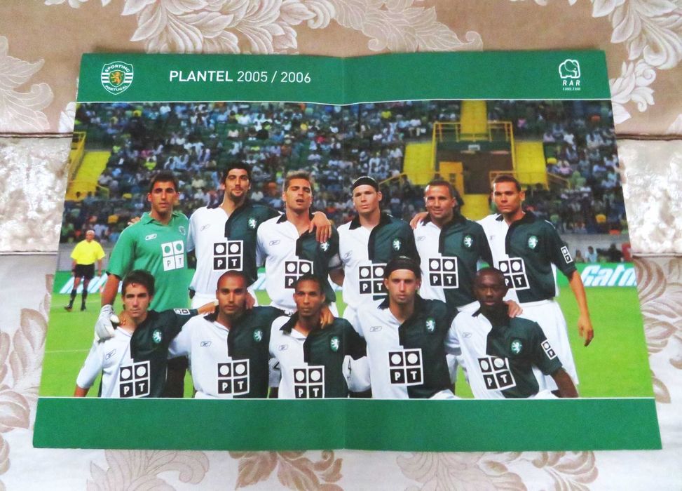 RARÍSSIMA Caderneta de saquetas de açúcar ( Sporting CP) época 2005/06