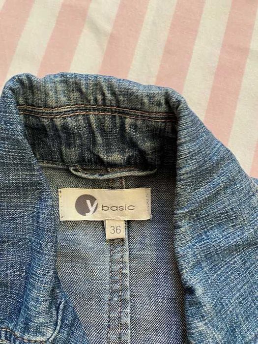 Vintage Jeansowa marynarka Basic S/M 36/38