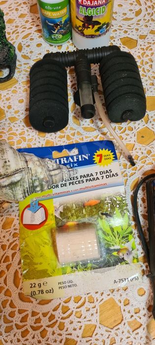Conjunto de decoração para aquário