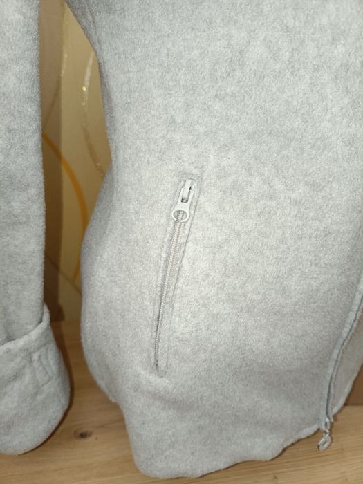 Теплое флисовое худи/кардиган