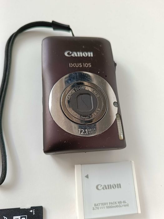 aparat cyfrowy canon ixus brązowy