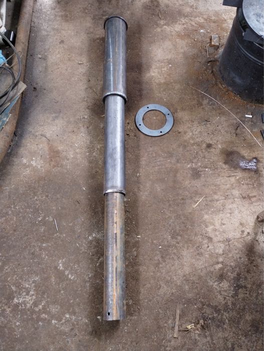 Телескопічна труба котла твердопаливного телескопическая труба